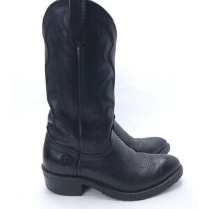 Double H Men's 3283 12" Black AG7™ Work Western Cowboy Boot Size 7.5D